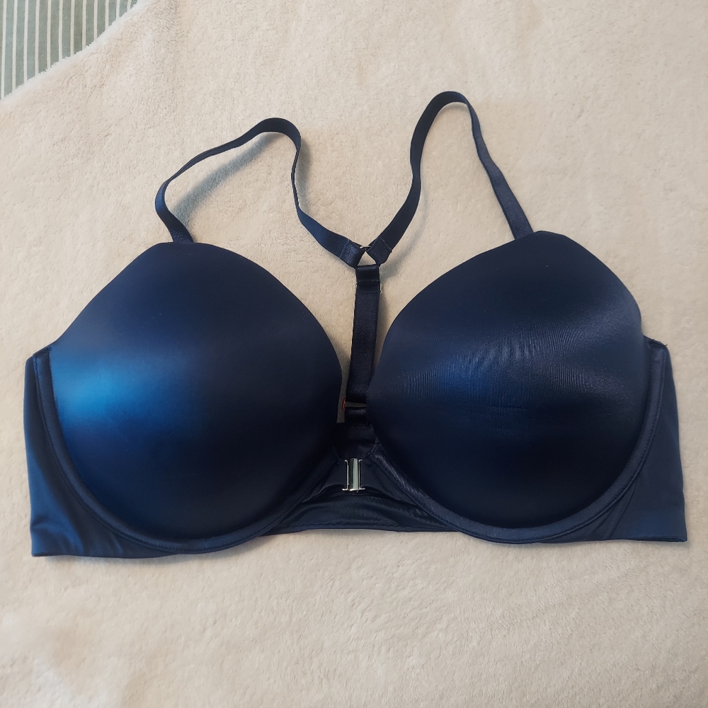 Victoria's Secret Navy Racerback Push-Up Bra 38D